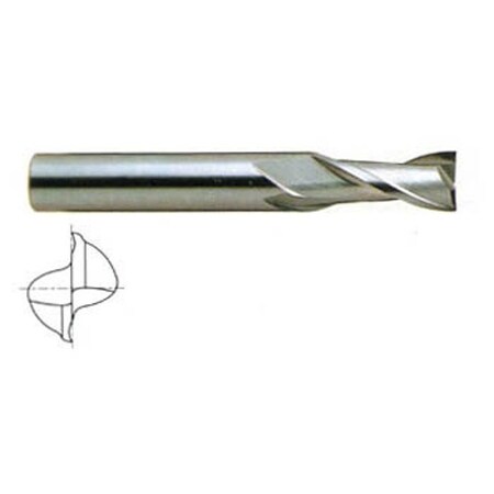 2 Flute Regular Length Tialn-Extreme Coated Carbide